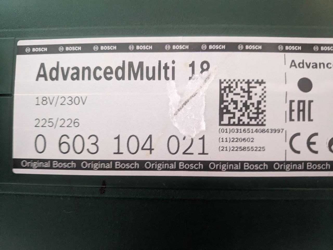 аккумуляторный реноватор bosch AdvancedMulti 18