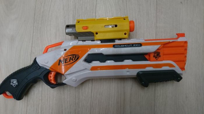 Лазерный "Диодный" прицел Нерф б.у (Nerf Red Dot Sight)