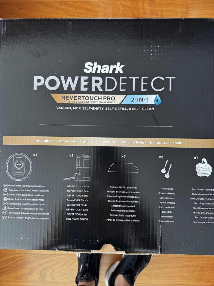 ROBOTASPIRADOR Shark Powerdetect NeverTouchPro