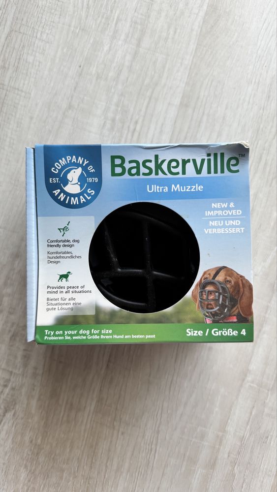 Kaganiec Baskerville Ultra Muzzle - rozmiar 4, czarny