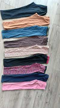Spodnie legginsy H&M, Lupilu roz. 122, 9 par