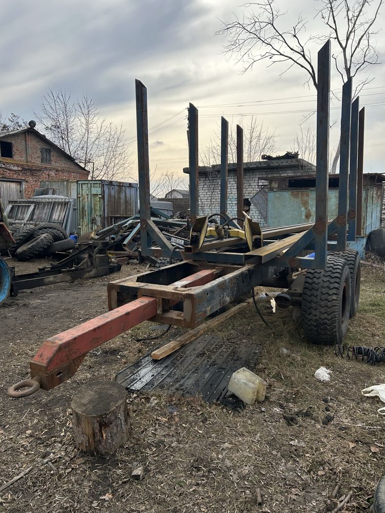 Прц-10 прицеп тракторний лісовоз під маніпулятор хтз