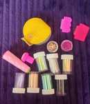 Zestaw do manicure stemple folie konad