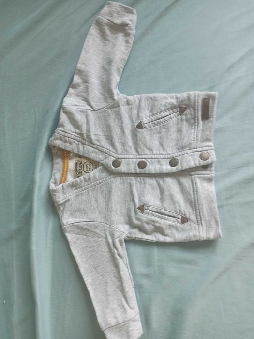 Marynarka bluza szara na guziki CoolClub r. 62