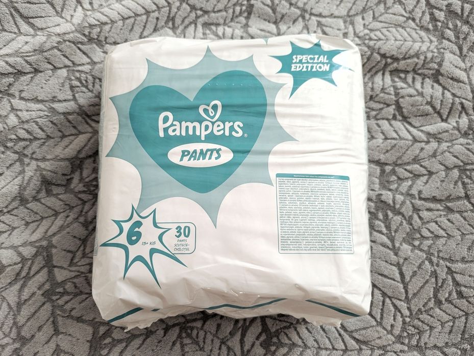 Pampers pants special edition 6 15+ кг 30 шт, памперс