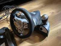 Kierownica TRACER Zonda PS2 / PS3 / USB – sprawna, retro