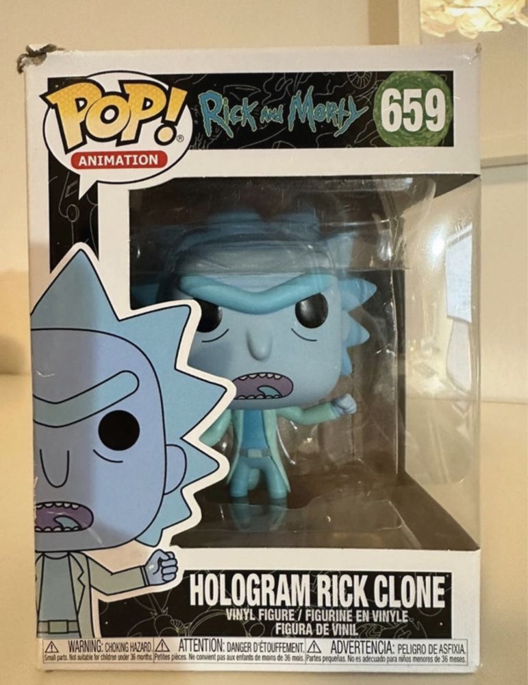 Funko Pop! Rick and Morty Hologram Rick Clone #659