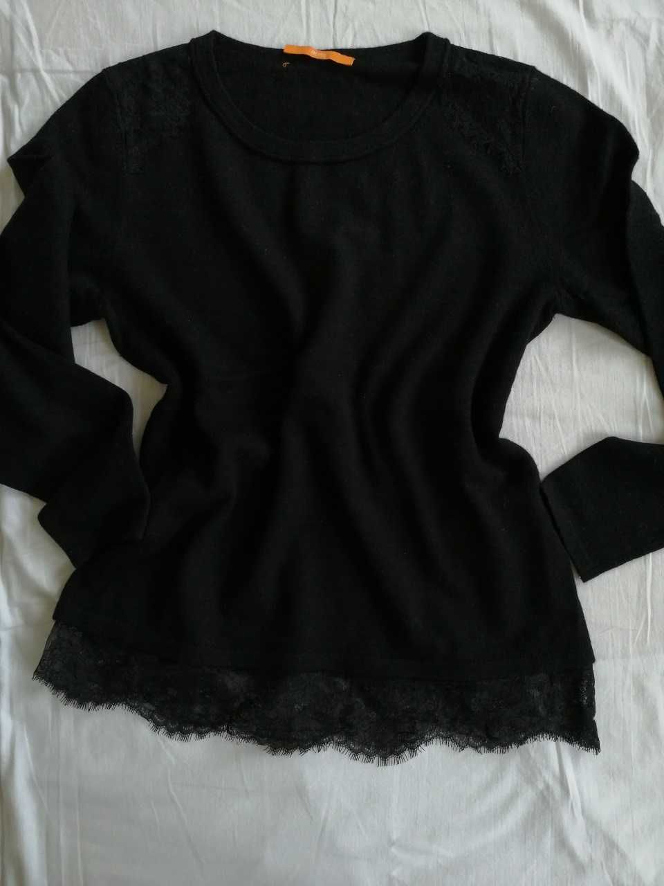 Sweter Hugo Boss Orange wełna kaszmir