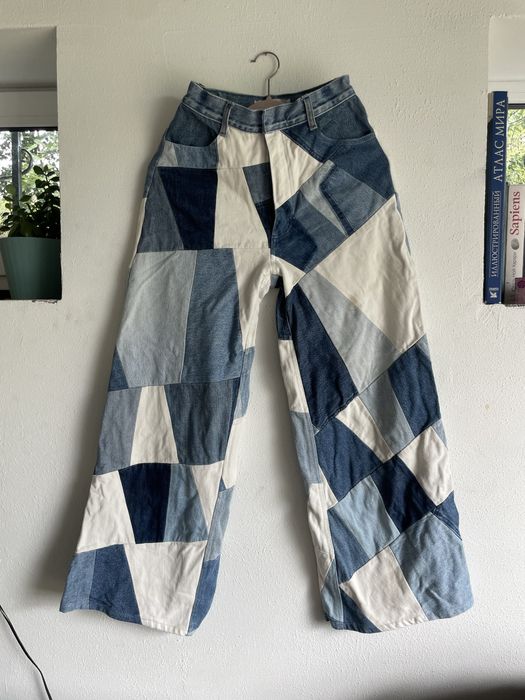 KSENIASCHNAIDER Широкі джинси в стилі печворк