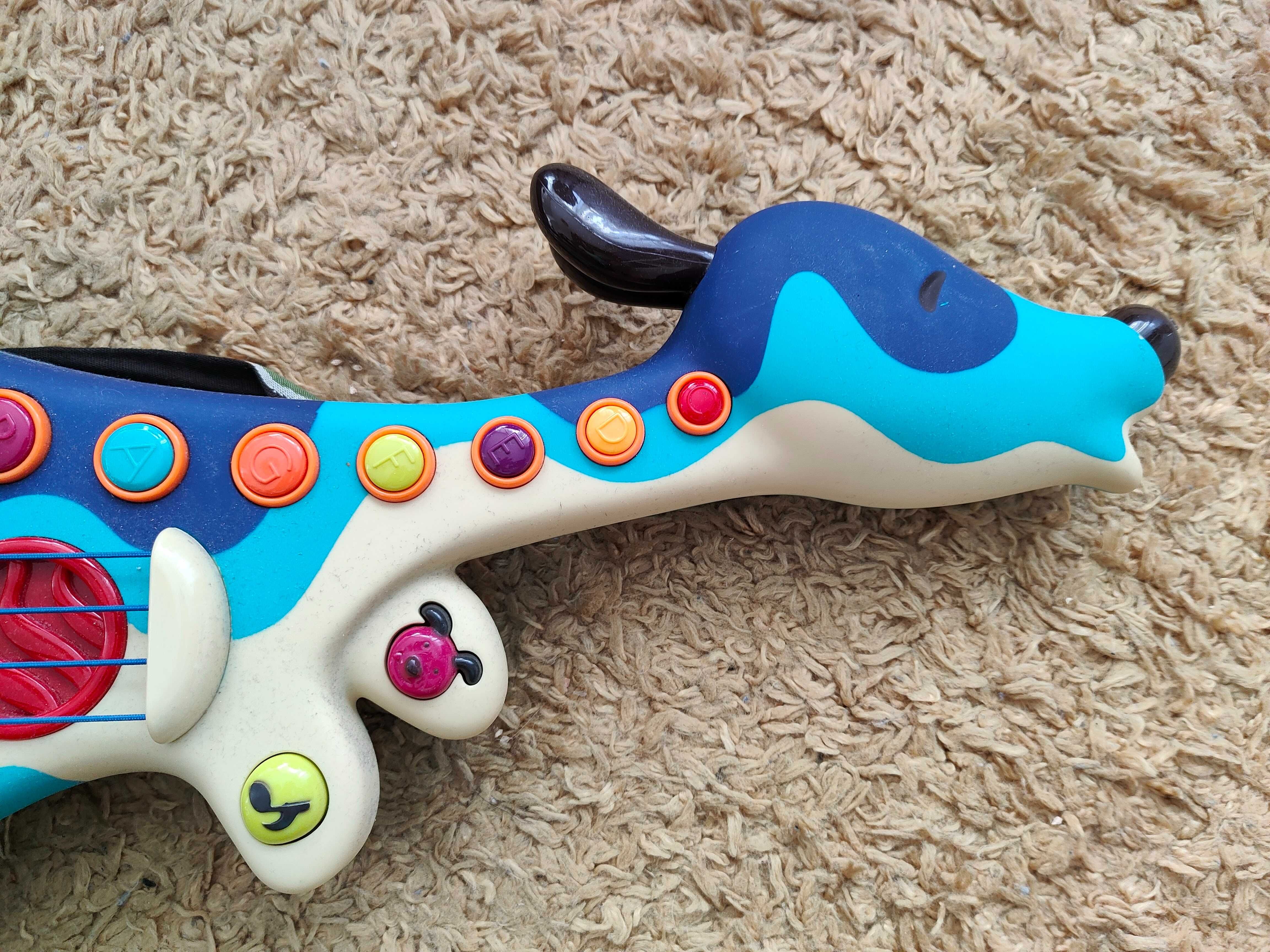Gitara dla dzieci, Piesek Woofer, B.Toys