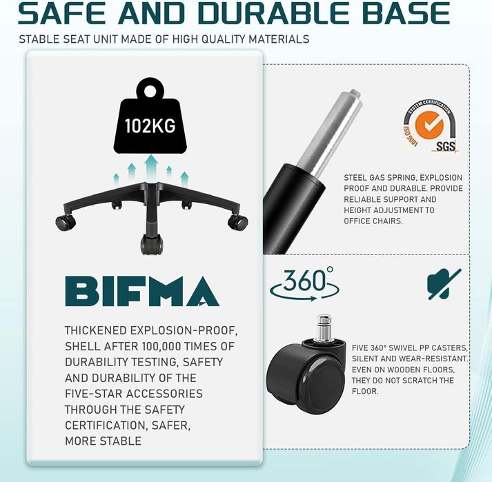 Крісло компютерне, офісне Durrafy D-04