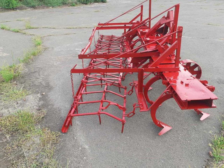 Культиватор 4м з боронами в гарному стані