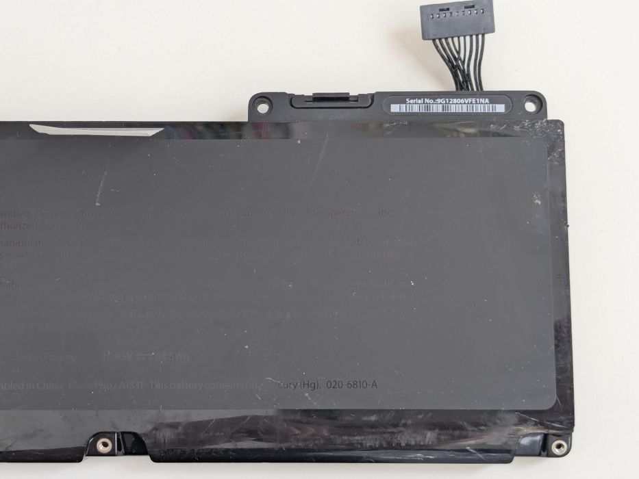 Оригінальна Батарея  Apple А1331 для MacBook 13ᐥ 2010 року (A1342)