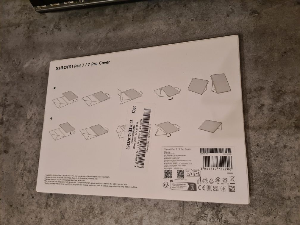 Etui na Xiaomi Pad 7/Pad 7 Pro Cover 60271 Czarny