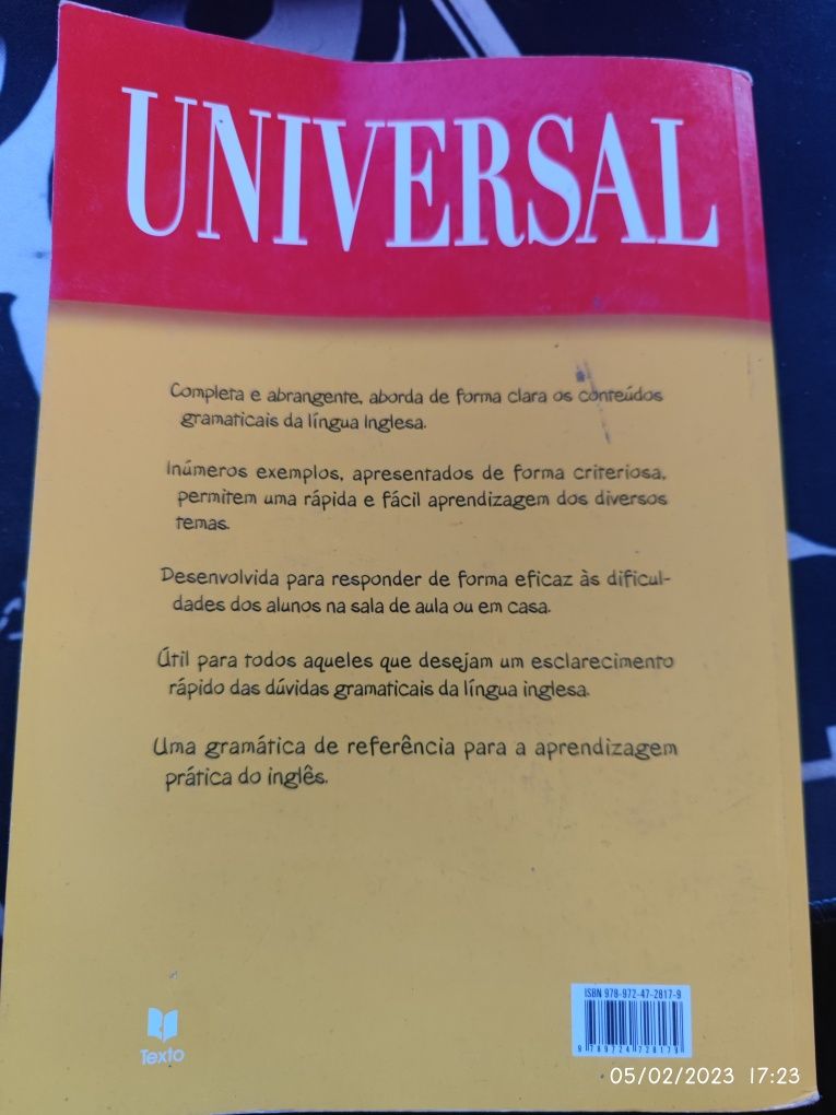 Gramática escolar língua inglesa