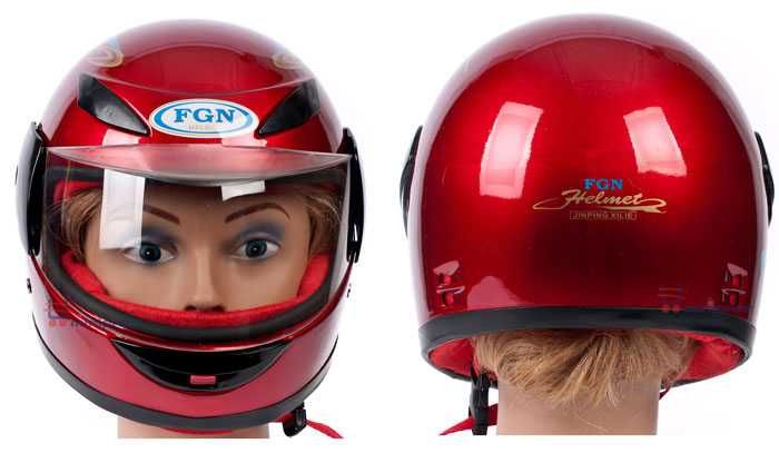 Kask dziecięcy na rower skuter motor rower czerwony czarny lub niebies