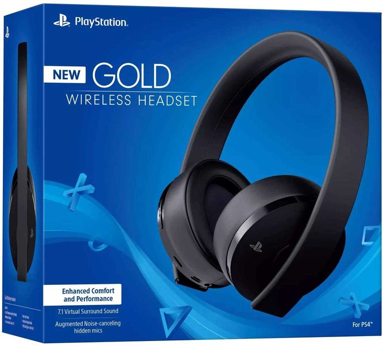 Бездротові Ігрові навушники PlayStation Gold Wireless Headset PS4