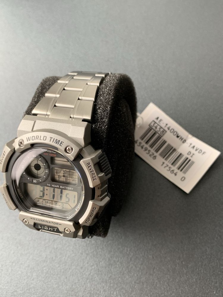 Casio AE-1400WHD-1AVDF Годинник оригінал. Часы оригинал.