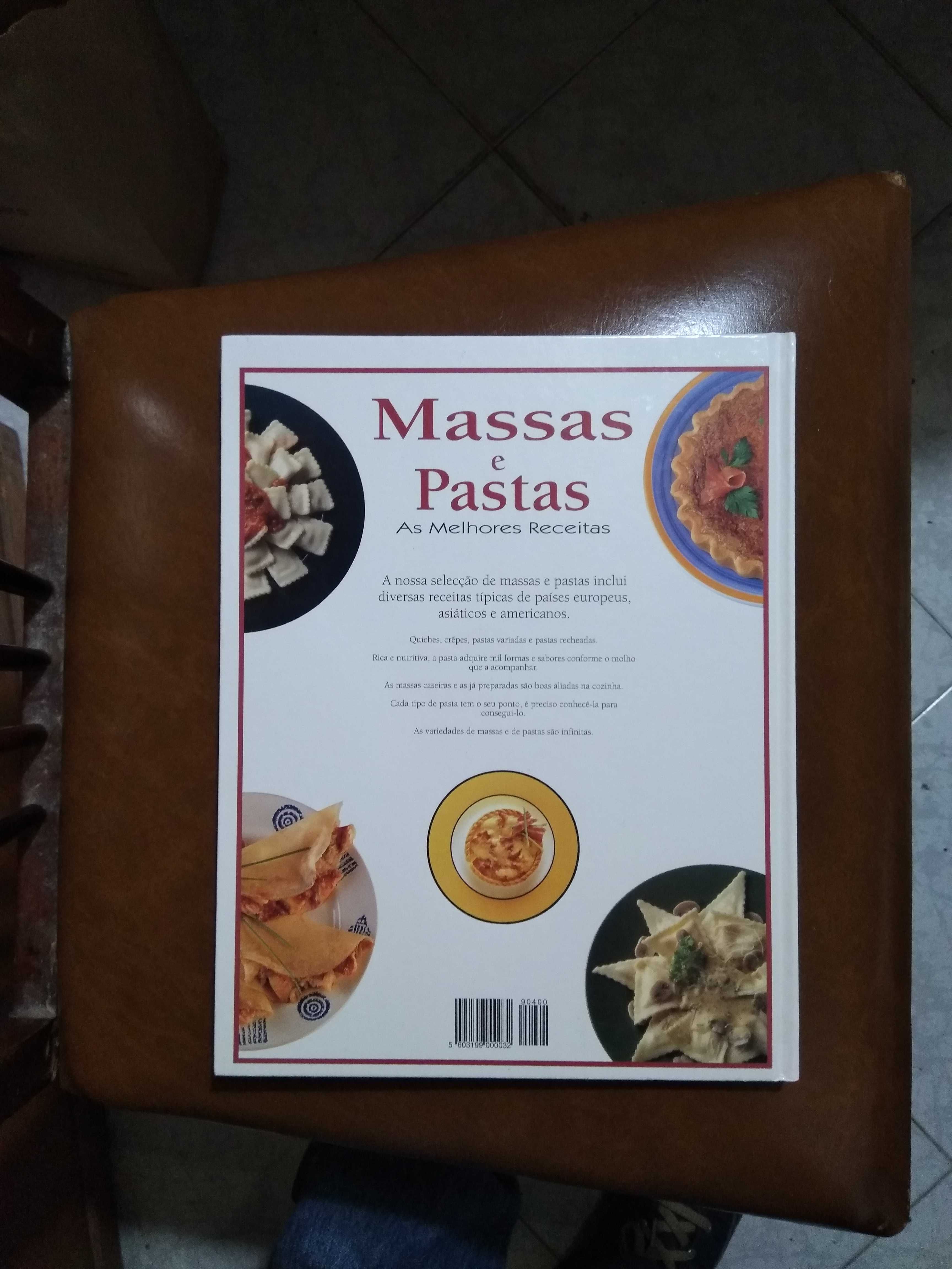 Vários livros de receitas