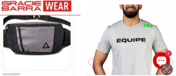 Tshirt e bolsa Gracie Barra