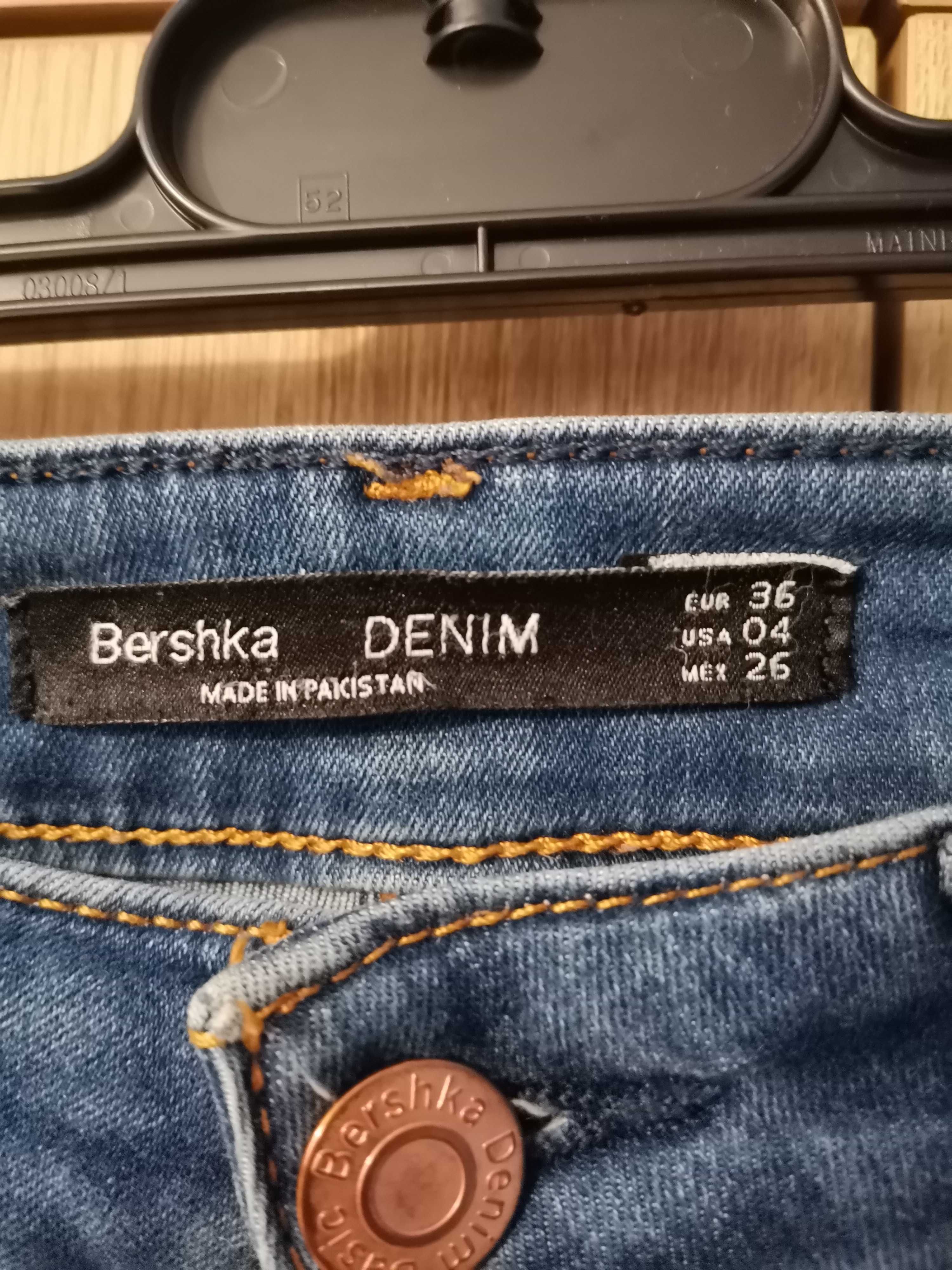 Spodnie dżinsowe Bershka, 36 rozm.