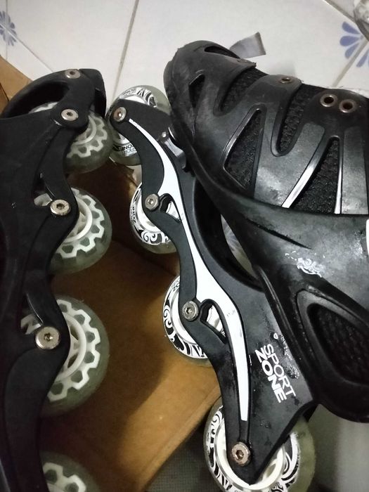 Patins em linha sport zone em bom estado