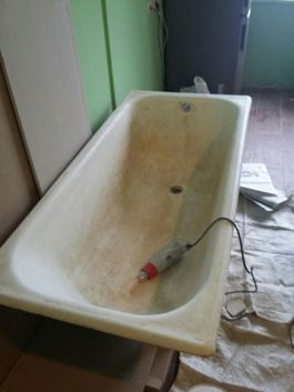 Реставрация ванн заделка сколов