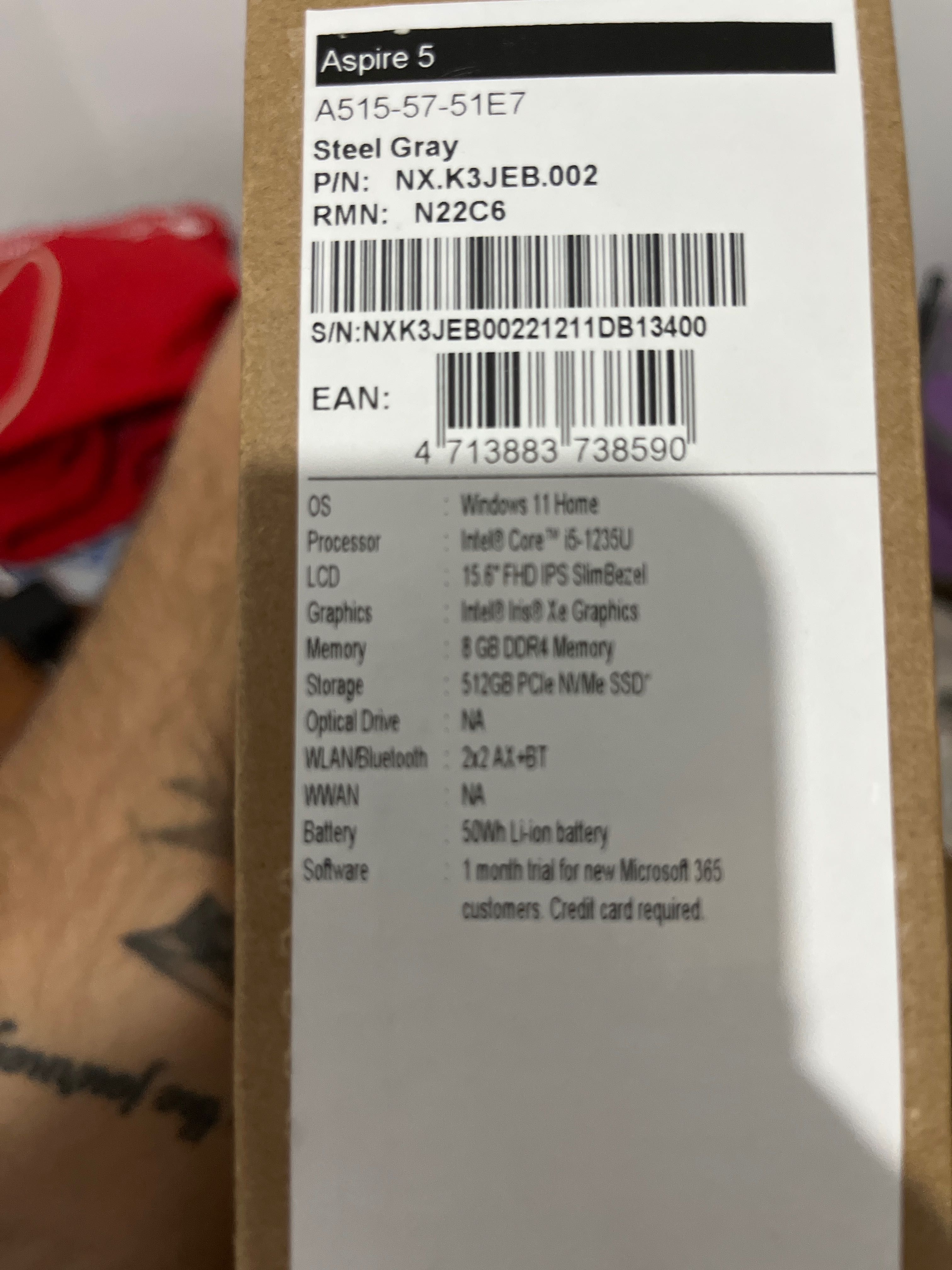 Portátil ACER 400€ negociavel