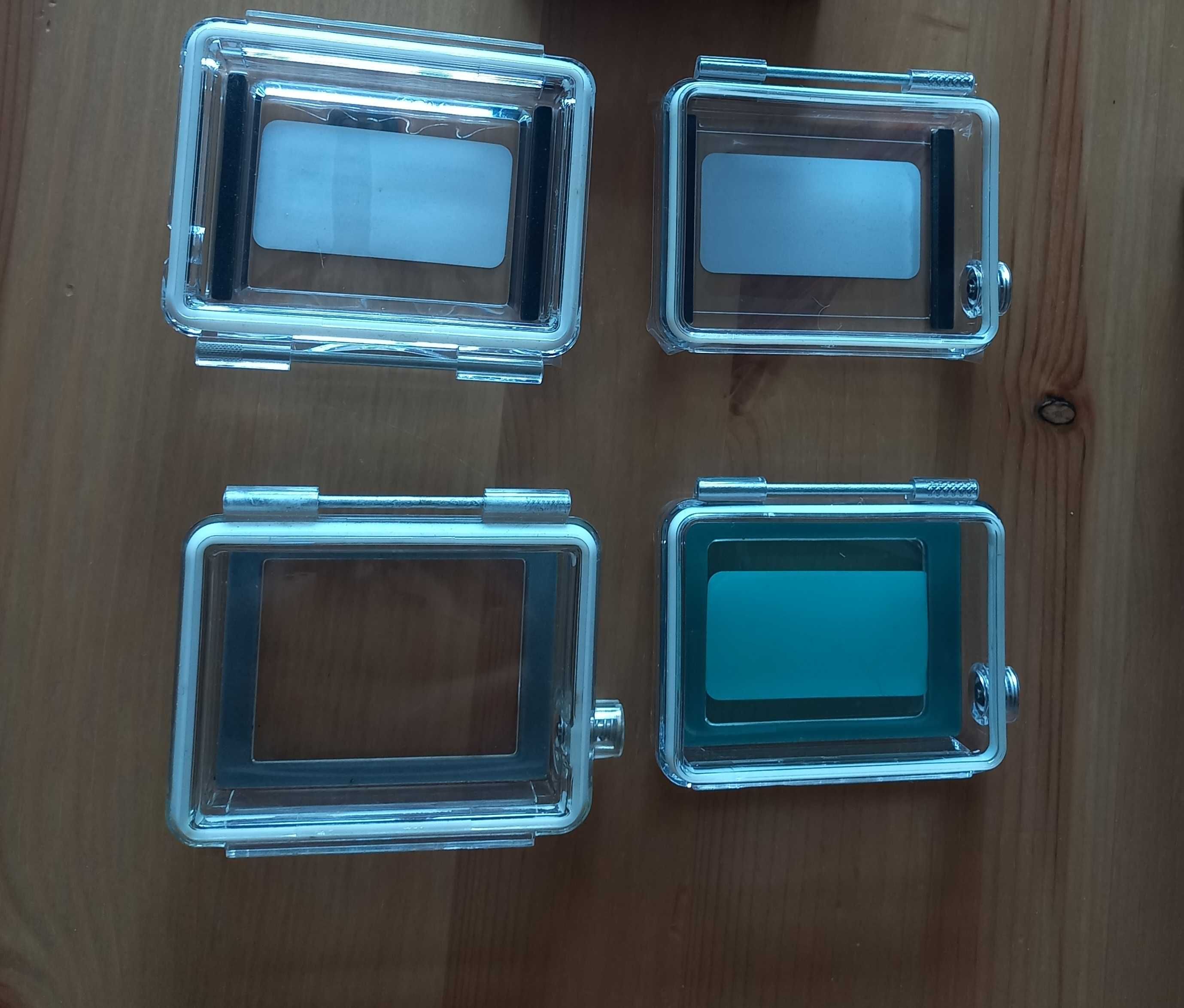 Conjunto de 5 tampas estanques GoPro hero 1 e 2 compatíveis com LCD.