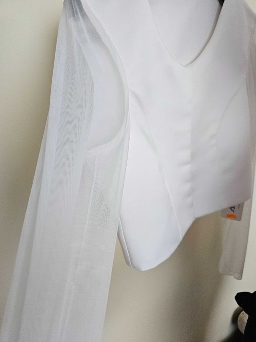 Bolerko ślubne nowe Amelia fashion białe