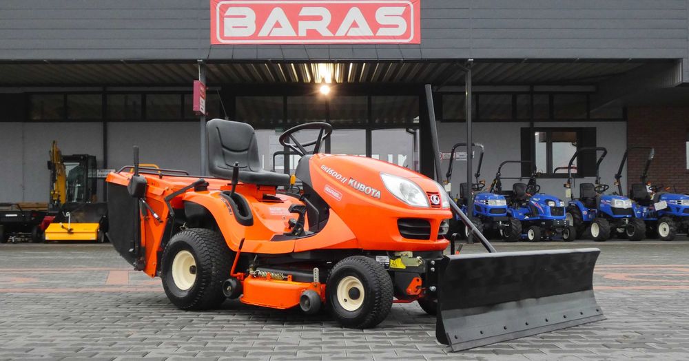 Traktorek kosiarka KUBOTA GR1600-II Diesel Pług  (081102.4) - Baras