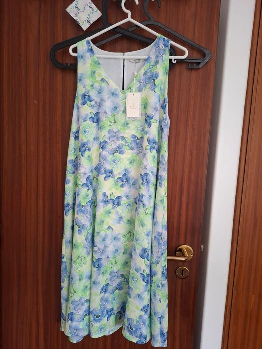 Vestido clássico estampado