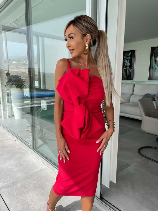 Nowa sukienka Emo kokarda Chicaca 38 święta wigilia