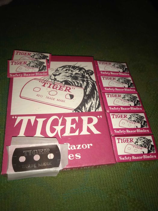 Żyletki "TIGER" 100szt. PRL Kolekcjonerskie