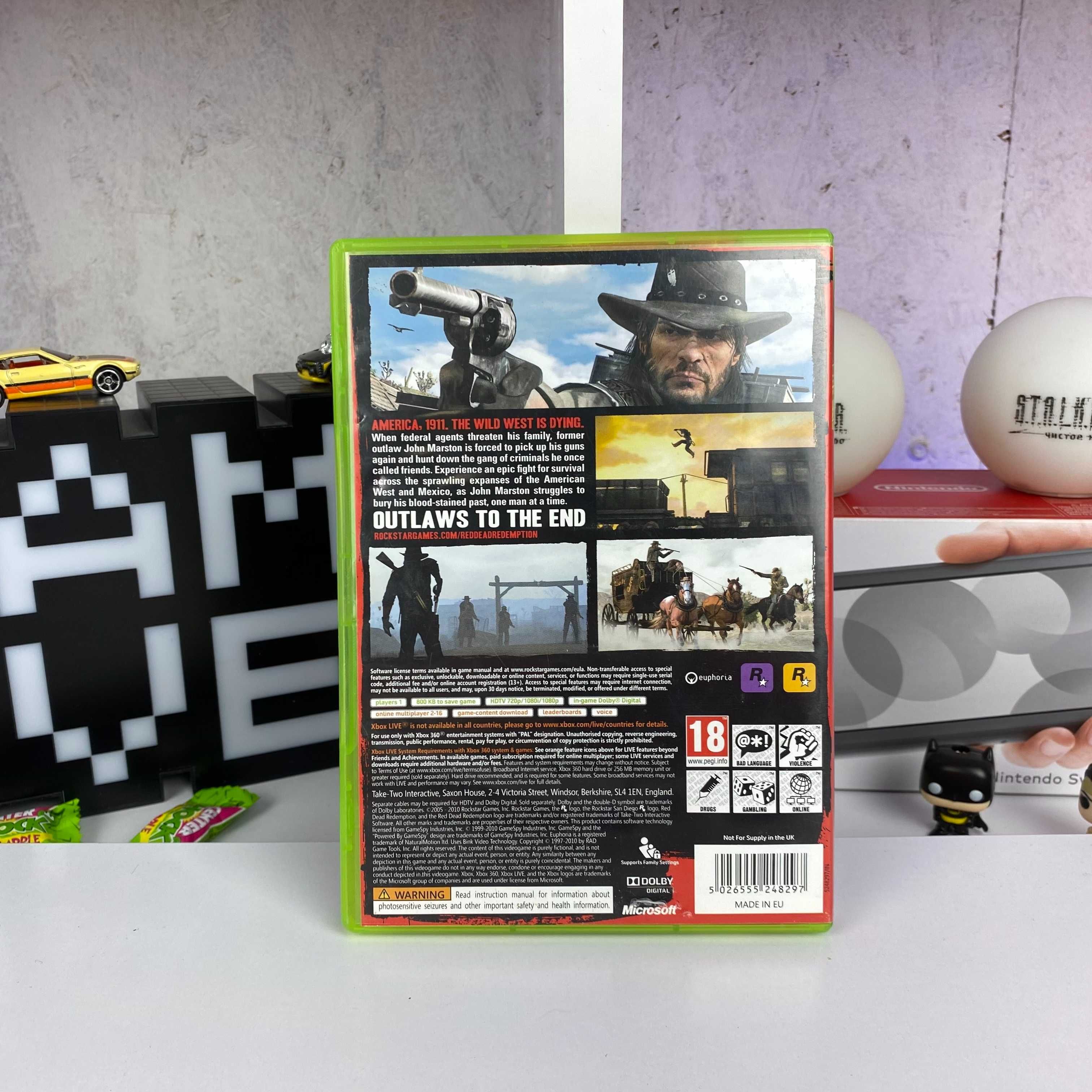 Гра Іксбокс Microsoft Xbox 360 RDR Red Dead Redemption Англ Версія Б/У