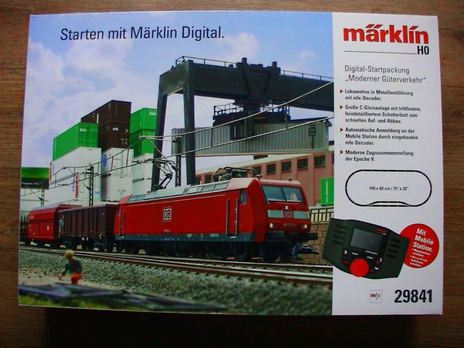 Marklin 29841 zestaw "Modern Freight Service" ze stacją mobilną