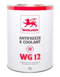 Антифриз (тосол) Wolver WG12 - 38°C G12, 10 літрів Німеччина
