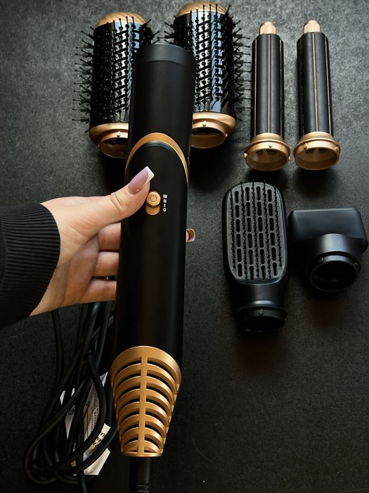 Стайлер для волосся 5-в-1. Новий. Повний комплект