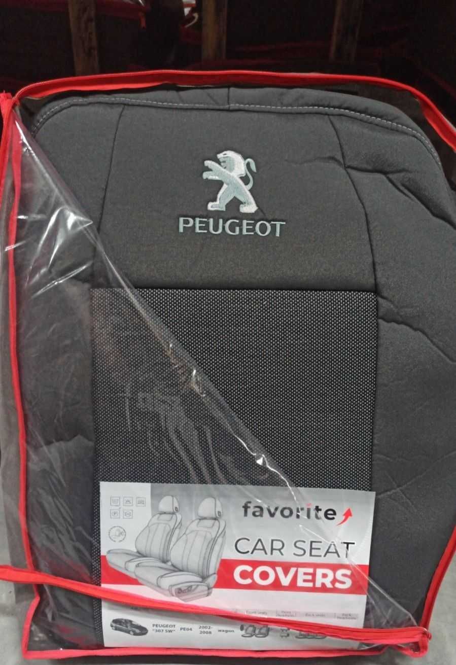 Якісні авточохли для PEUGEOT 508, 107, 807, 308, 301, 2008, 3008, 5008