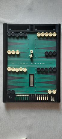 Gra elektroniczna sensoryczna PRL Backgammon Saitek