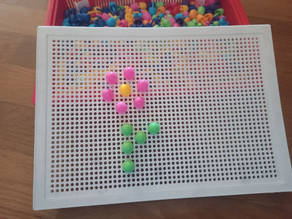 Jogo de picos multicolorido