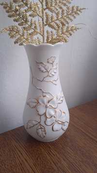 Wazon Rosa, Kaiser, Niemcy, porcelana biskwitowa, vintage 1990
