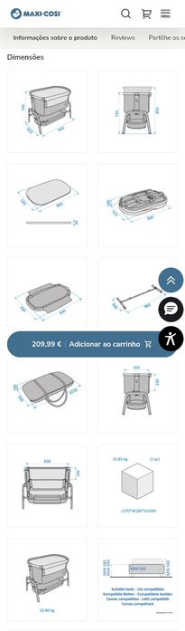 Berço Maxi-Cosi  Iora 0-9kg
