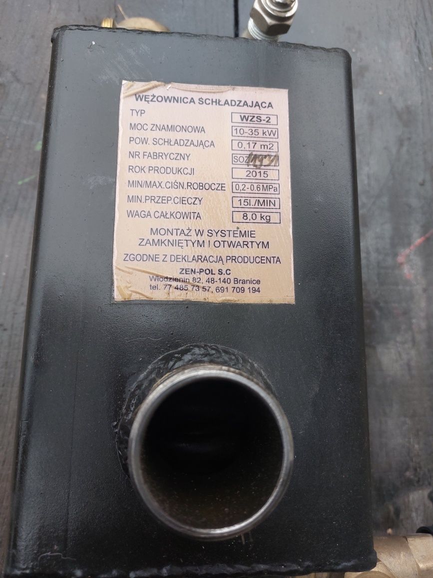 Wężownica schladzajaca wymiennik ciepla