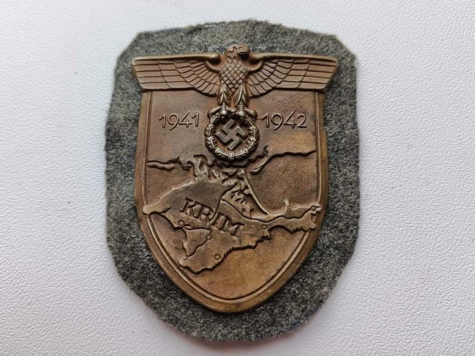 Наградной шеврон Крымский Щит Знак Вермахт 1942 Германия