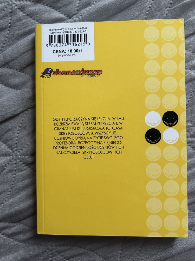 Manga Klasa Skrytobójców tom 1