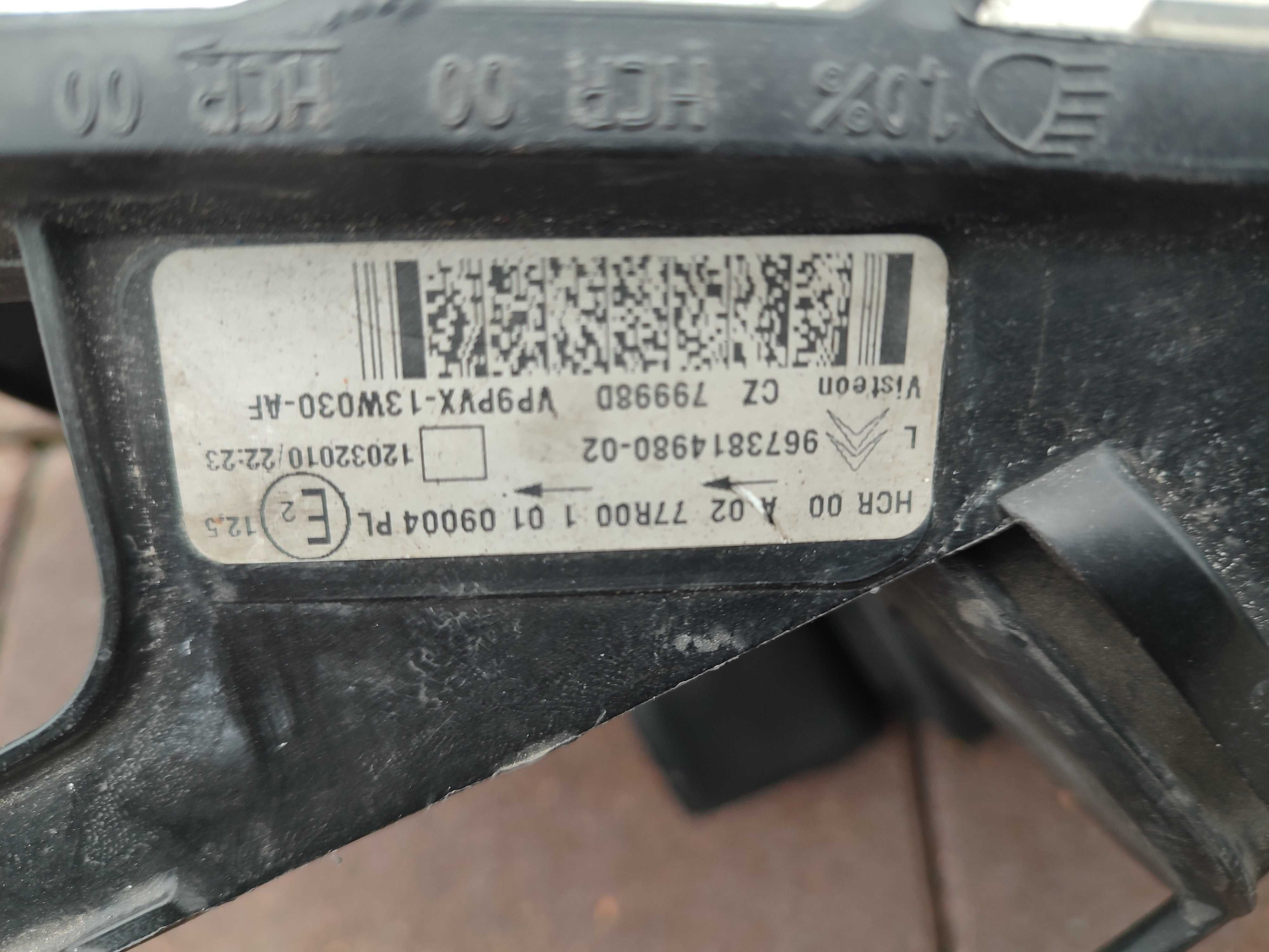 citroen c3 II DS3 lampa przednia lewa