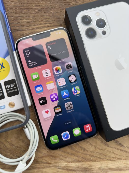 Apple IPhone Айфон 13 Про Макс 128ГБ Silver, Неверлок, Оригінал