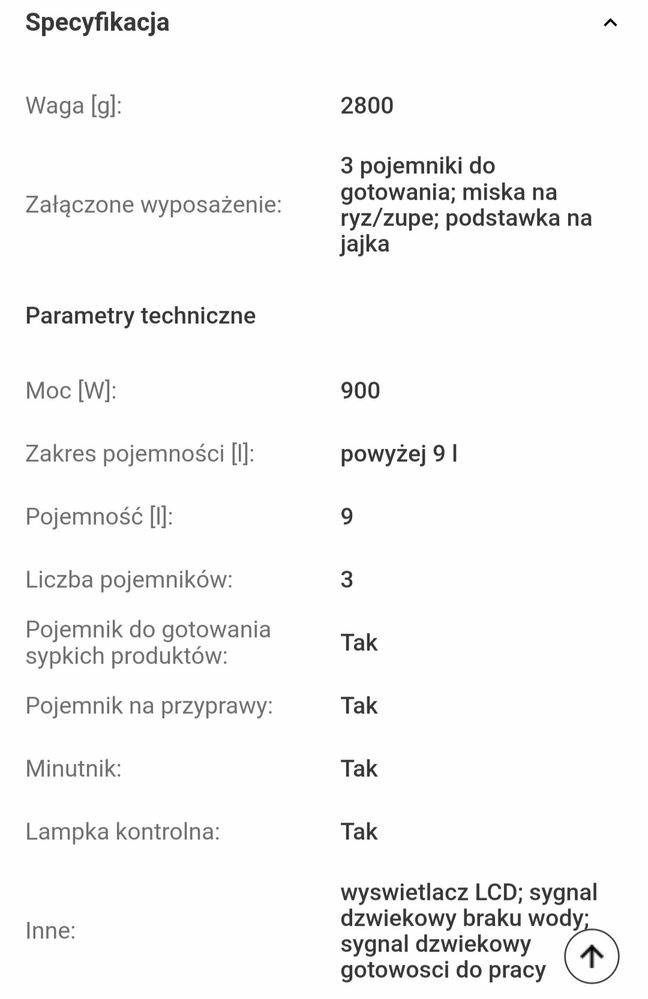 Nowy parowar Zelmer 37Z010