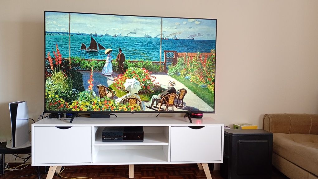 Smart TV Hisense 65" HDR, Modo Cinema e Gamer, Frequência de até 120hz